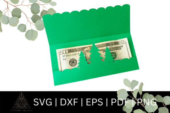 Download Christmas Tree Money Holder Card SVG - Christmas Collection
