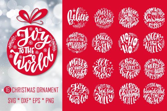 Download Round Christmas Ornament - Christmas Collection