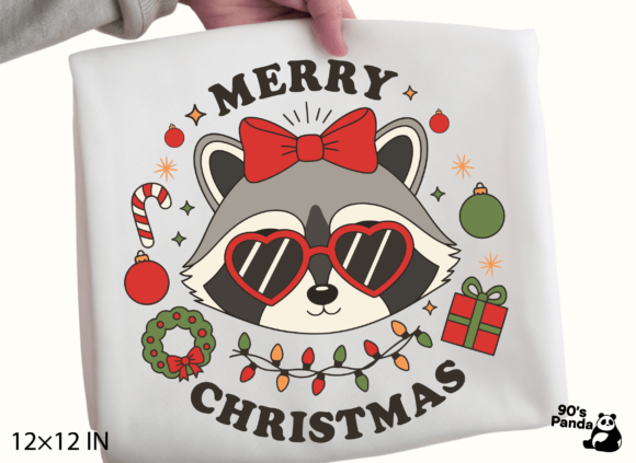 Download Merry Christmas Roccon Png Design - Christmas Collection