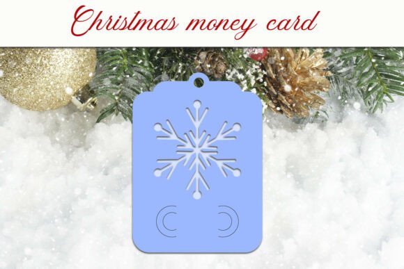 Download Christmas Snowflake Money Card Svg - Christmas Collection