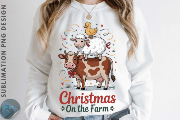 Download Christmas on the Farm PNG Design - Christmas Collection