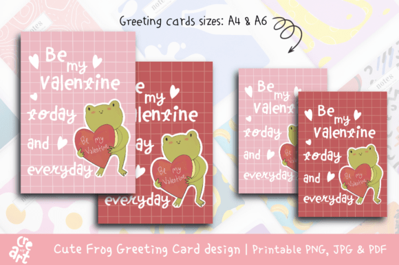 Download Cute Frog Greeting Card Design - Greeting card design Collection