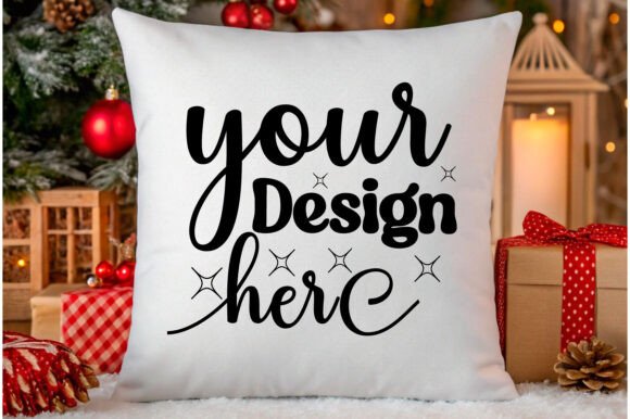 Download Christmas Pillow Mockup 16 - Christmas Collection