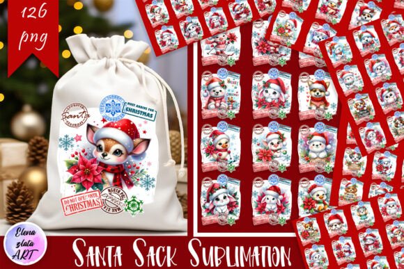 Download Santa Sack Sublimation Christmas Bundle - Christmas Collection