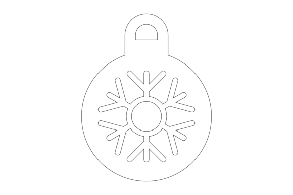 Download Christmas Outline Bell Svg Illustration - Christmas Collection