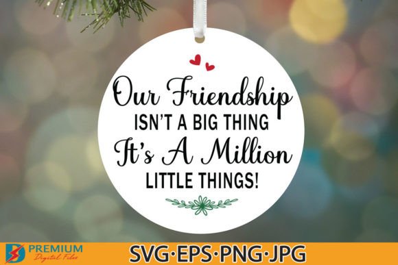 Download Our Friendship Friend Christmas Gift SVG - Christmas Collection