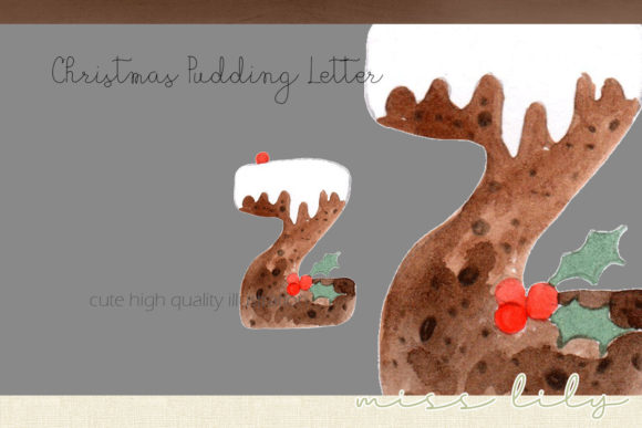 Download Christmas Pudding Letter Z - Christmas Collection
