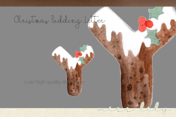 Download Christmas Pudding Letter Y - Christmas Collection