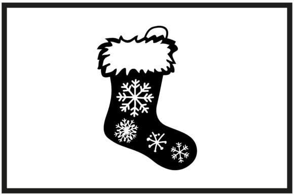 Download Christmas Stocking Silhouette Icon - Christmas Collection