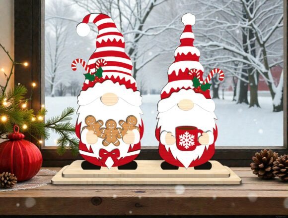 Download Christmas Gnome SVG Bundle Lasercut File - Christmas gnome svg Collection