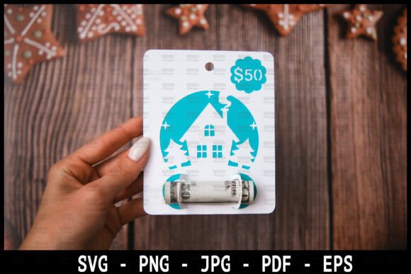 Download Christmas Money Card Holder SVG - Christmas Collection