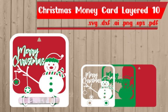 Download Christmas Money Card Layered 10 - Christmas Collection