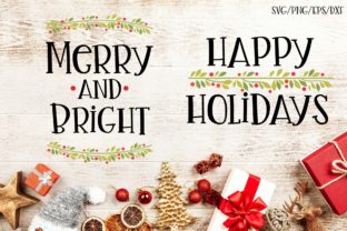 Download Happy Holidays - Set of 2 Christmas SVGs - Christmas svgs Collection