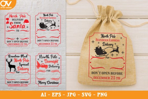 Download Christmas Santa Sack SVG Bundle - Christmas Collection