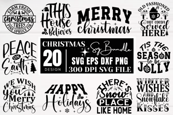 Download Christmas SVG Bundle - Christmas Collection