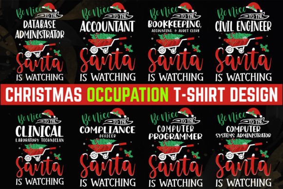 Download Profession Christmas T-shirt Design - Christmas Collection