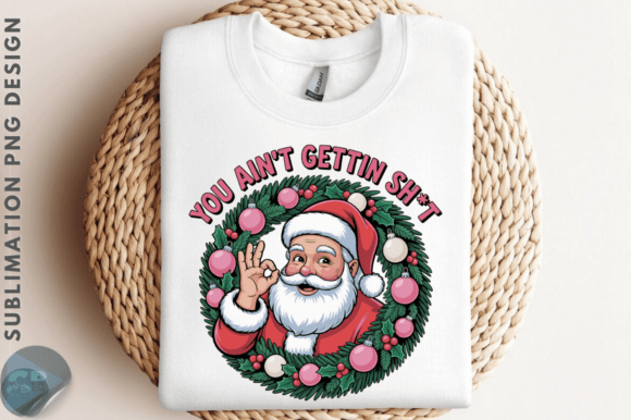 Download Funny Santa Christmas PNG Design - Christmas Collection