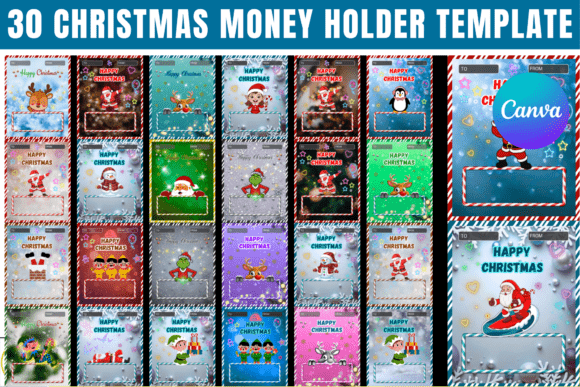 Download 30 Christmas Money Holder Template - Christmas Collection
