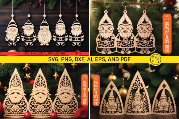 Download Laser Cut Christmas Gnome SVG Bundle - Christmas gnome svg Collection