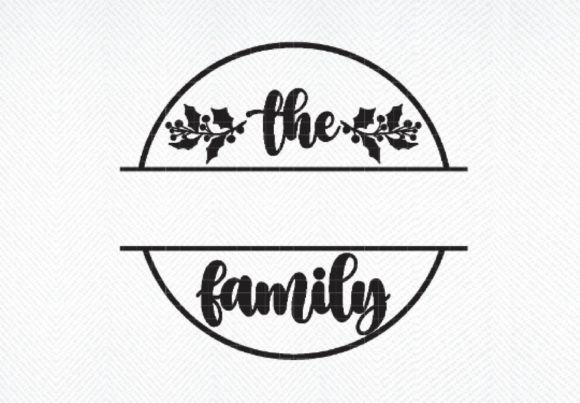 Download Christmas Family Name Monogram SVG, PNG - Christmas Collection
