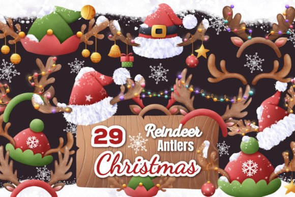 Download Christmas Reindeer Antlers Collection - Christmas Collection