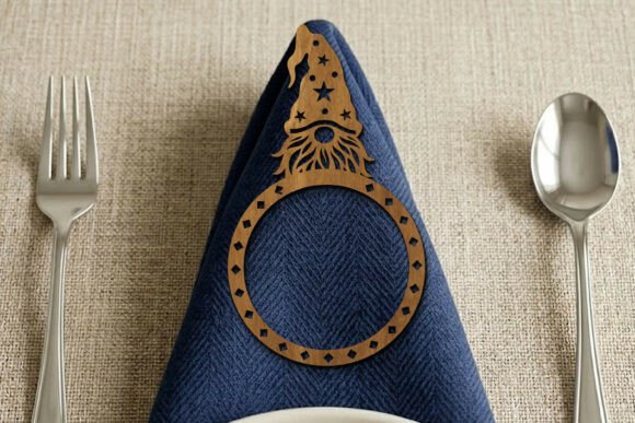 Download Christmas Napkin Ring SVG Laser Cut - Christmas Collection