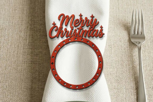 Download Christmas Napkin Ring SVG Laser Cut - Christmas Collection