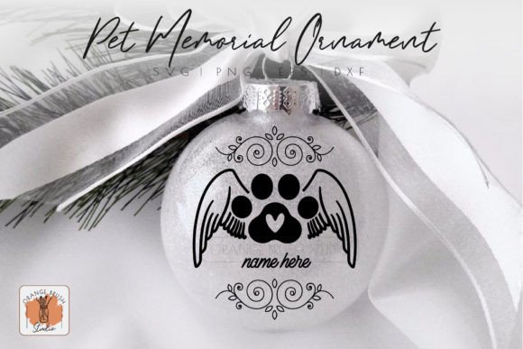 Download Cat Paw Memorial Christmas Ornament SVG - Christmas Collection