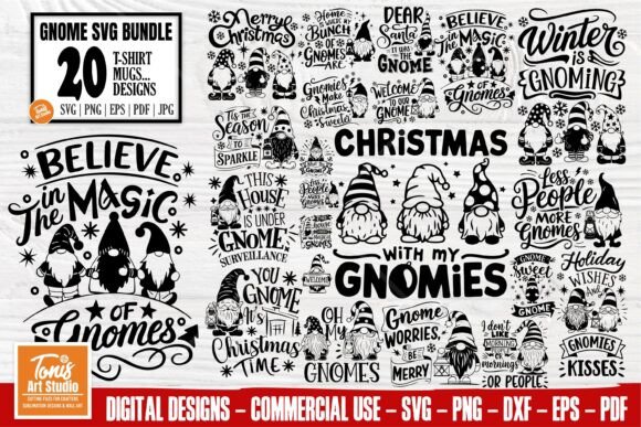 Download Christmas Gnome SVG Bundle - Christmas gnome svg Collection