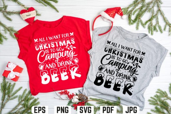 Download Drink Beer Christmas T-shirt Design - Christmas Collection