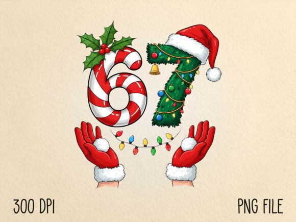 Download Funny Six Seven Christmas 6 7 Meme PNG - Christmas Collection