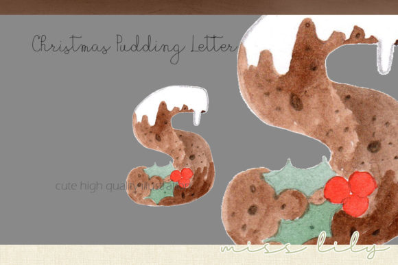 Download Christmas Pudding Letter S - Christmas Collection
