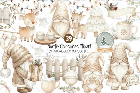 Download Beige Christmas Clipart - Christmas Collection