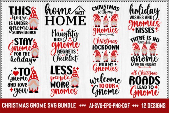 Download Christmas Gnome SVG Bundle - Christmas gnome svg Collection