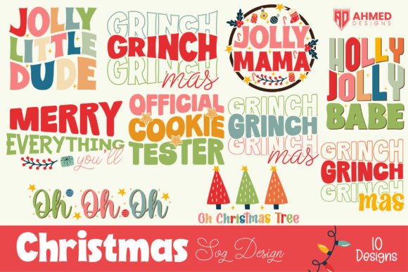 Download Retro Christmas SVG Bundle - Christmas Collection