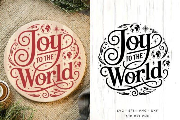 Download Christmas Round Sign SVG PNG - Christmas Collection