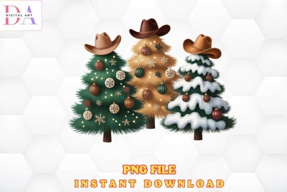 Download Western Cowboy Christmas Trees PNG - Christmas Collection