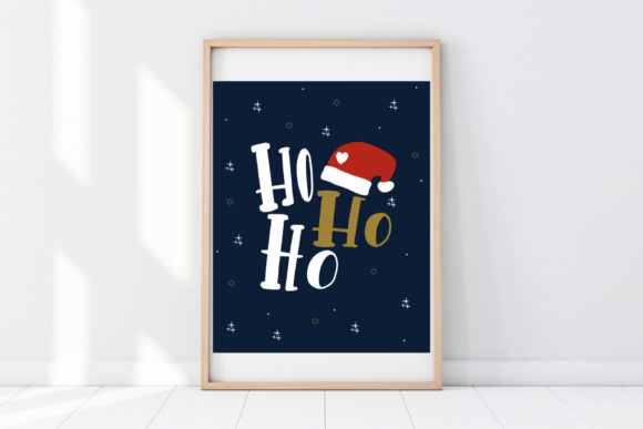Download Christmas Wall Art-HoHoHo-Holiday Decor - Christmas Collection