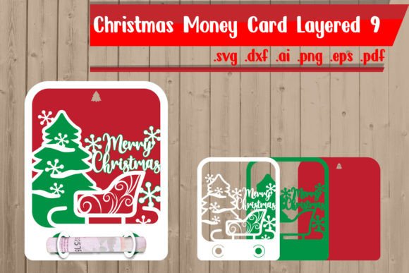 Download Christmas Money Card Layered 9 - Christmas Collection