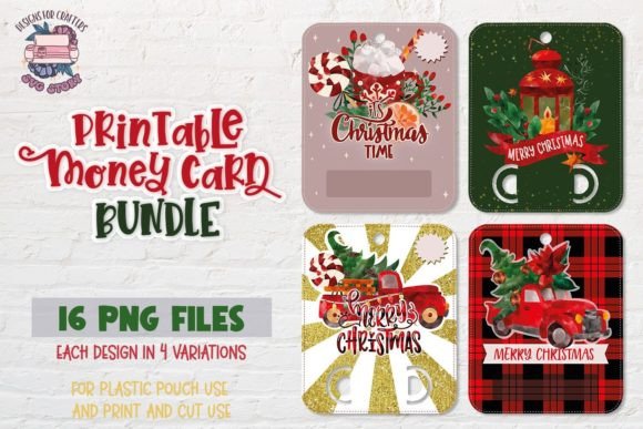 Download Christmas Money Card SVG Bundle of 4 - Christmas Collection