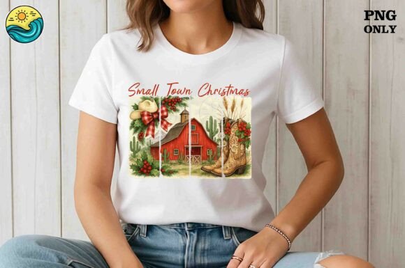 Download Western Small Town Christmas PNG - Christmas Collection