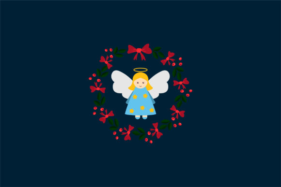 Download Christmas Badge Wreath Circle Decoration - Christmas Collection