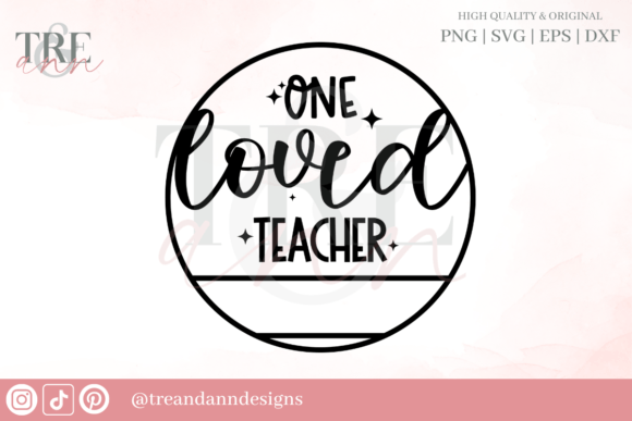 Download One Loved Teacher Christmas Ornament Svg - Christmas Collection