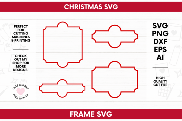 Download Christmas Frames SVG | Christmas SVGs - Christmas svgs Collection