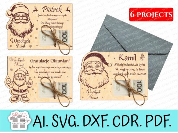 Download Christmas Voucher with Santa for Money - Christmas Collection