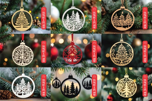 Download Paper Cut Christmas Decor SVG Bundle - Christmas Collection