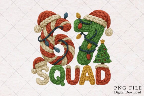 Download Yarn Crochet 67 Squad Christmas 6 7 - Christmas Collection
