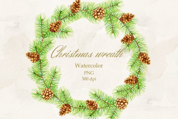 Download Christmas Wreath. Seamless Border. PNG - Christmas Collection