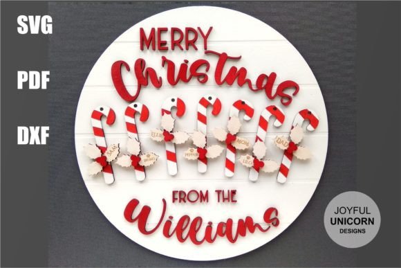 Download Christmas Family Sign SVG Cut File - Christmas Collection
