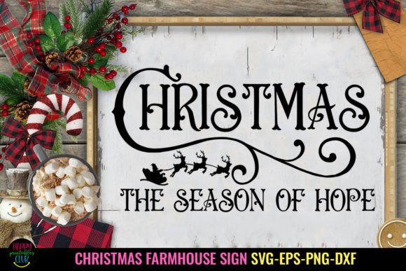 Download Christmas I Chrismtas Farmhouse Sign SVG - Christmas Collection